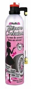 bombe anti crevaison holts : la roue de secours dans un aérosol
